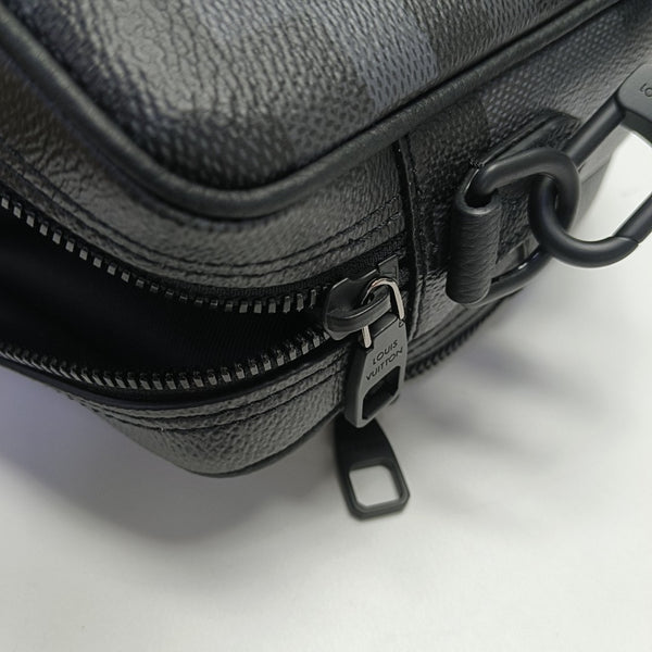 NIL Damier Graphite Coated Canvas Black