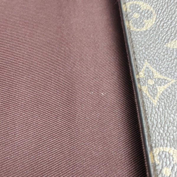 CLUNY MM Monogram Coated Canvas Brown
