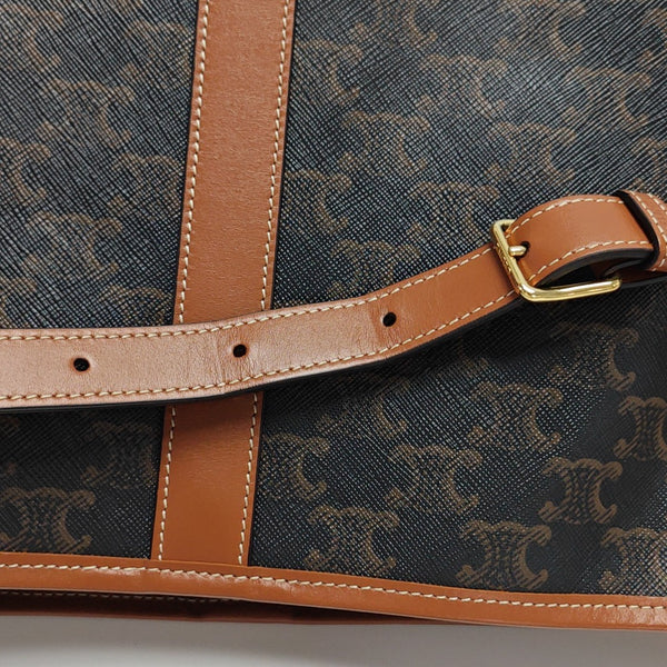 TRIOMPHE CANVAS Medium Coated Canvas Brown