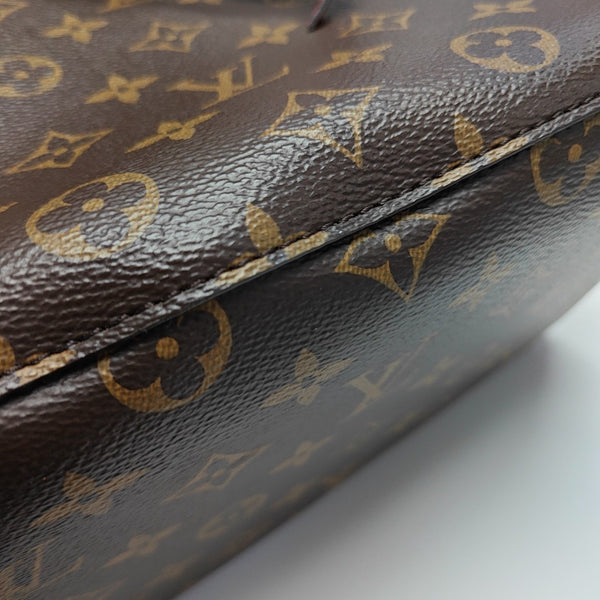 NÉONOÉ MM Monogram Coated Canvas Brown