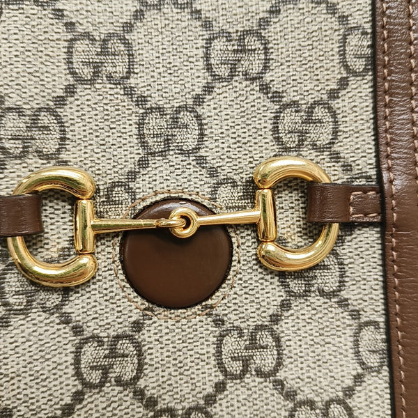 Horsebit 1955 Mini Coated Canvas Beige