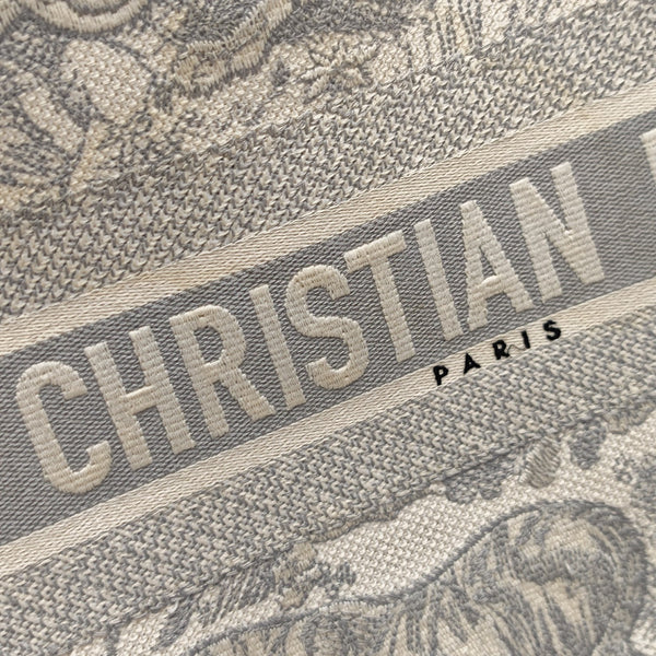 Book Tote Medium Canvas Gray