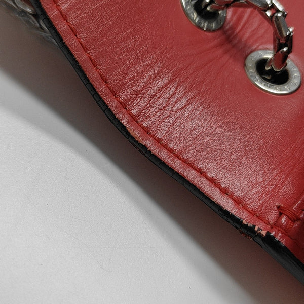 SERPENTI FOREVER Medium Calfskin Red