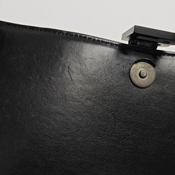 Hourglass Small Calfskin Black