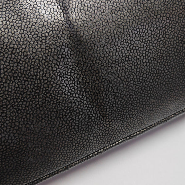 CC TIMELESS SOFT Quilted Grained Calfskin Gray