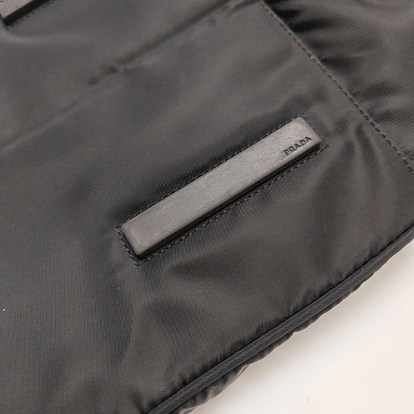 Nylon Top Handle Bag Black