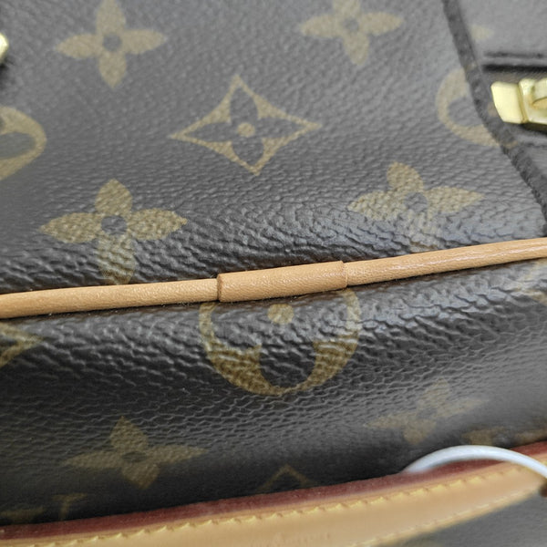 NICE Super Mini Monogram Coated Canvas Brown