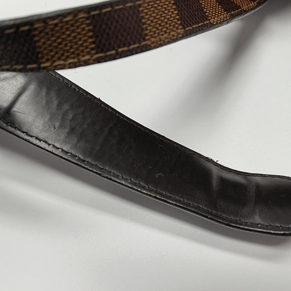 AMAZON Damier Ebene Coated Canvas Brown