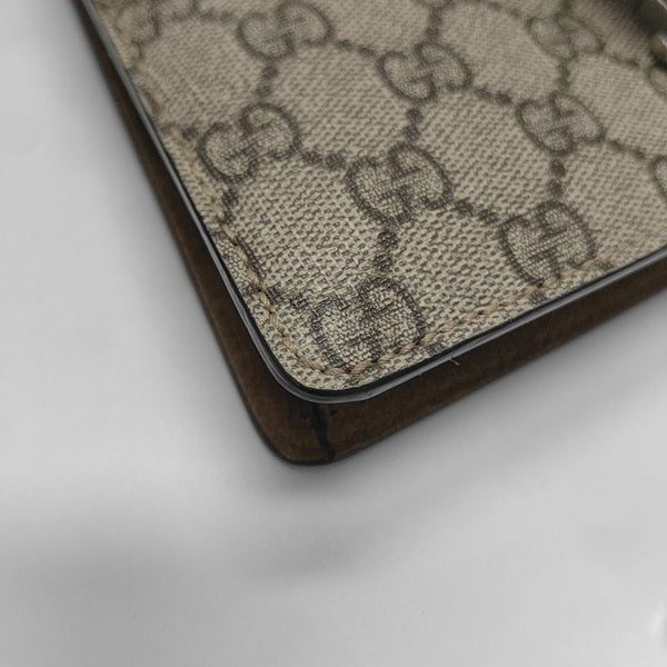 Dionysus Mini Monogram Coated Canvas Beige