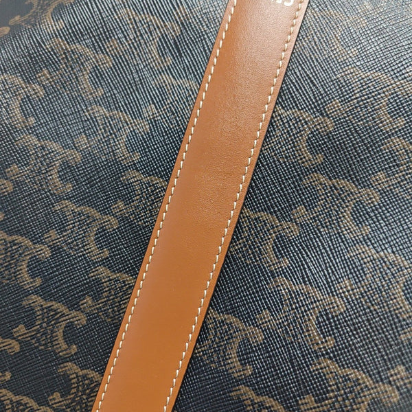 TRIOMPHE CANVAS Medium Coated Canvas Brown