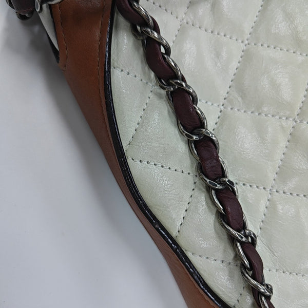 Quilted Calfskin Shoulder Bag Green