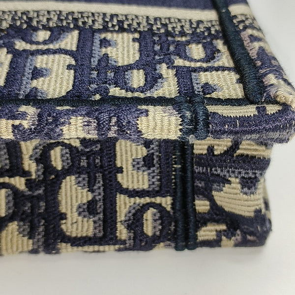 Book Tote Mini Canvas Blue
