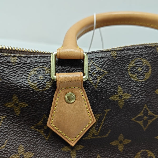 SPEEDY 30 Monogram Coated Canvas Brown
