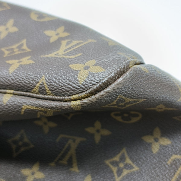 NEVERFULL MM Monogram Coated Canvas Brown