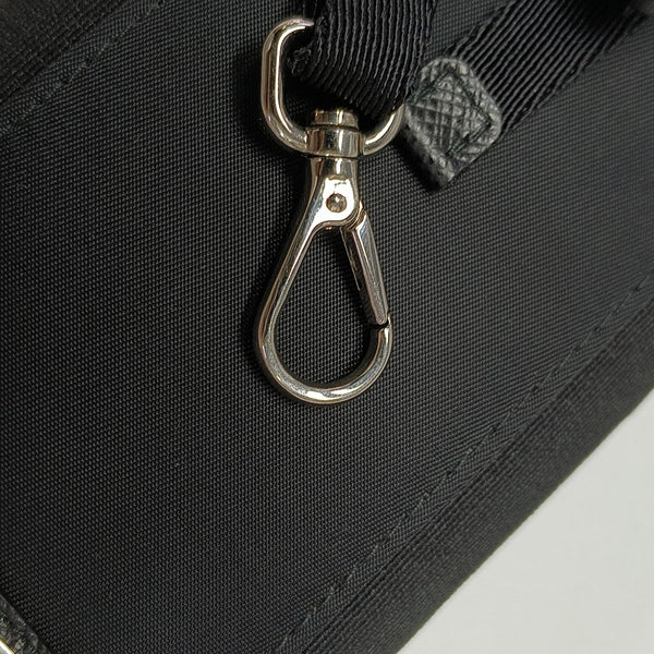 Fabric Shoulder Bag Black