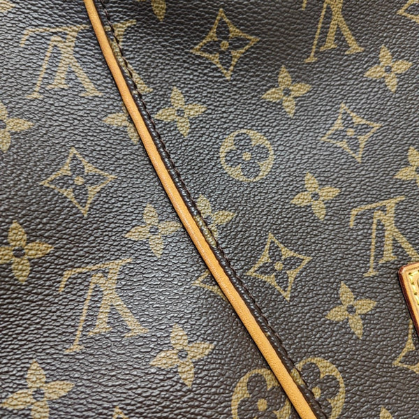 GALLIERA Monogram Coated Canvas Brown
