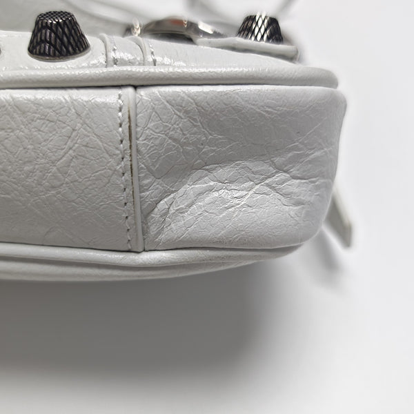 Le Cagole Mini Lambskin White