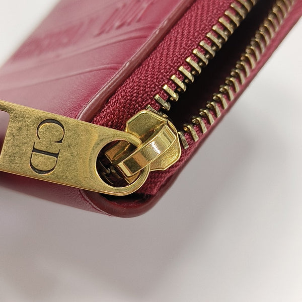 Calfskin Coin Purse Red