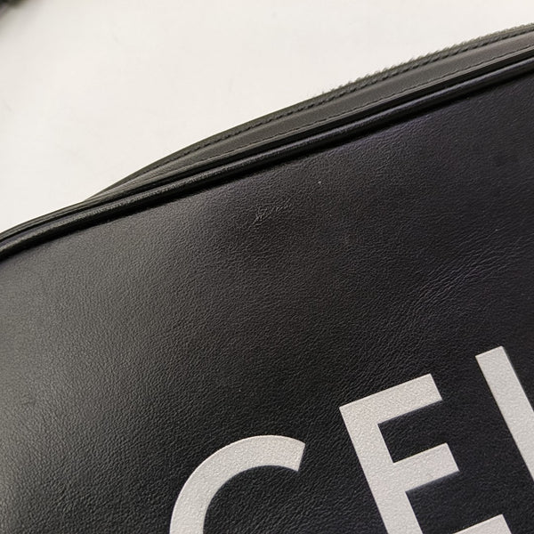 Calfskin Shoulder Bag Medium Black