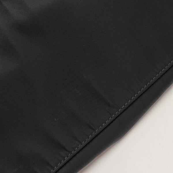 Fabric Top Handle Bag Black