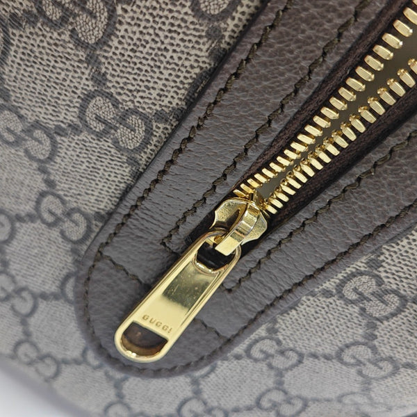 GG Supreme Large Monogram Coated Canvas Beige