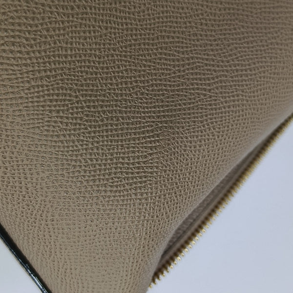 Leather Shoulder Bag Beige