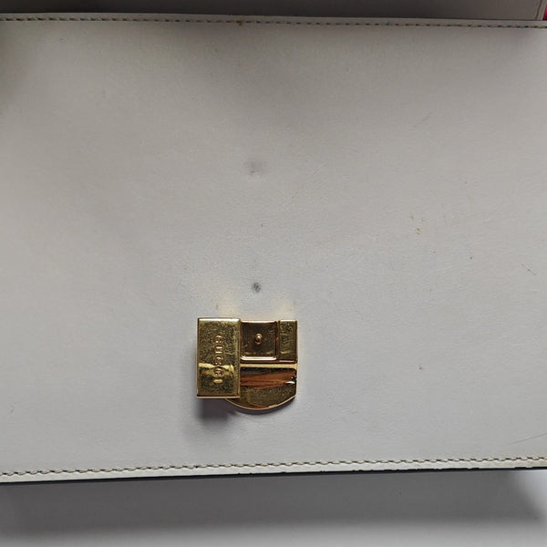 Sylvie Small Calfskin White