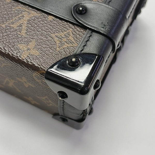 PETITE MALLE Monogram Coated Canvas Brown