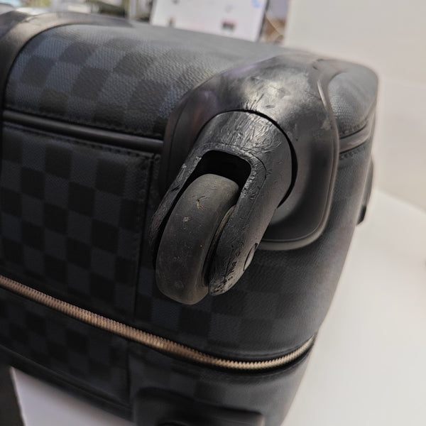 PEGASE 55 Damier Coated Canvas Blue