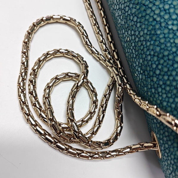 SERPENTI FOREVER Medium Stingray Leather Green