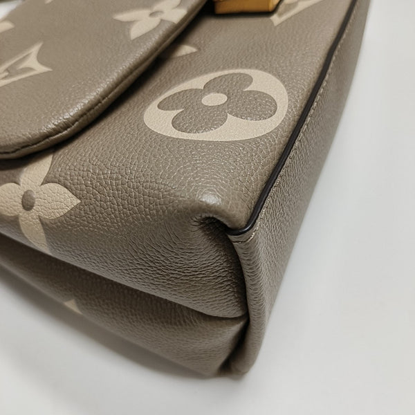 MADELEINE Monogram Calfskin Gray