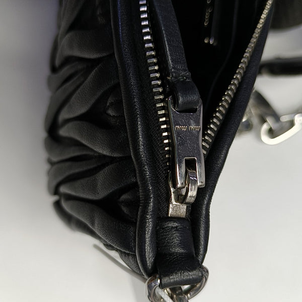 Matelassé Quilted Calfskin Black