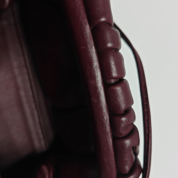 The Pouch Mini Calfskin Red