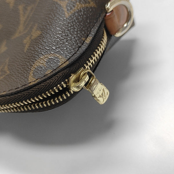 COSMETIC PM Monogram Coated Canvas Brown