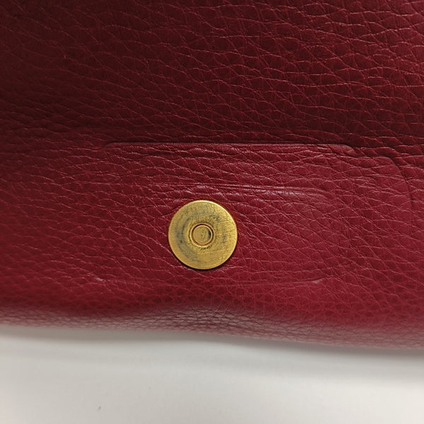 Calfskin Crossbody Bag Red