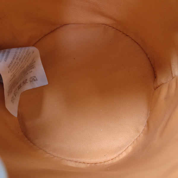 Monogram Coated Canvas Bucket Bag Beige