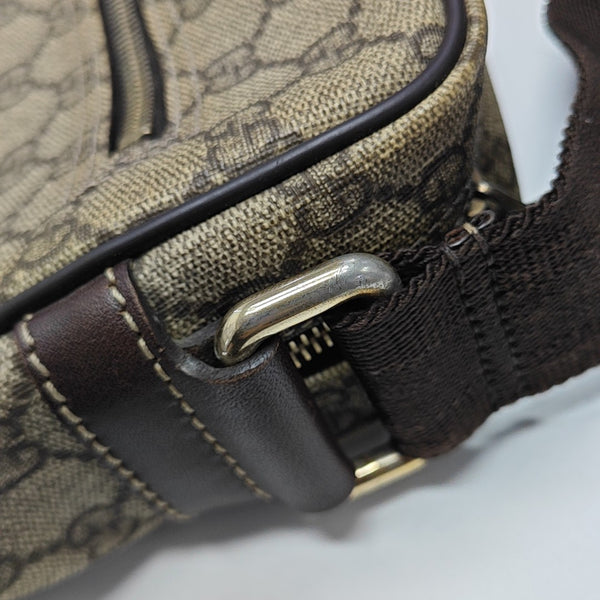GG Imprime Monogram Coated Canvas Brown