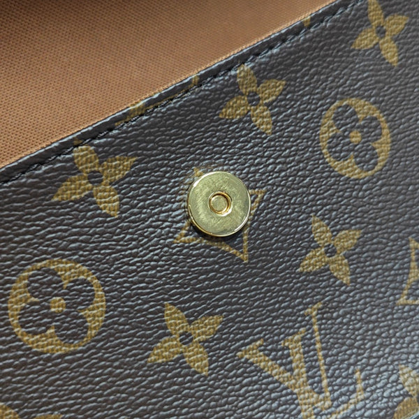 IVY Monogram Coated Canvas Brown