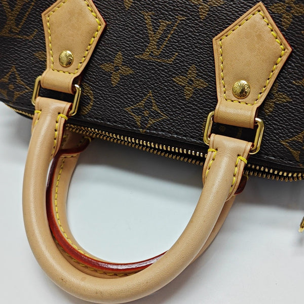 SPEEDY 20 Monogram Coated Canvas Brown