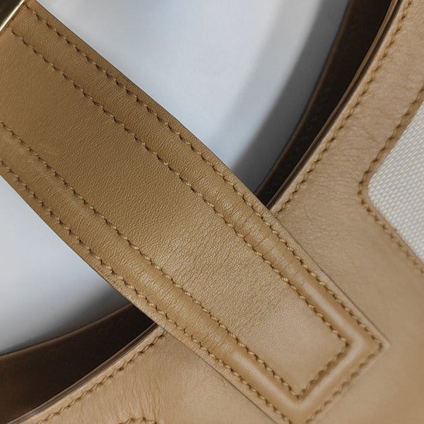 Canvas Shoulder Bag Beige