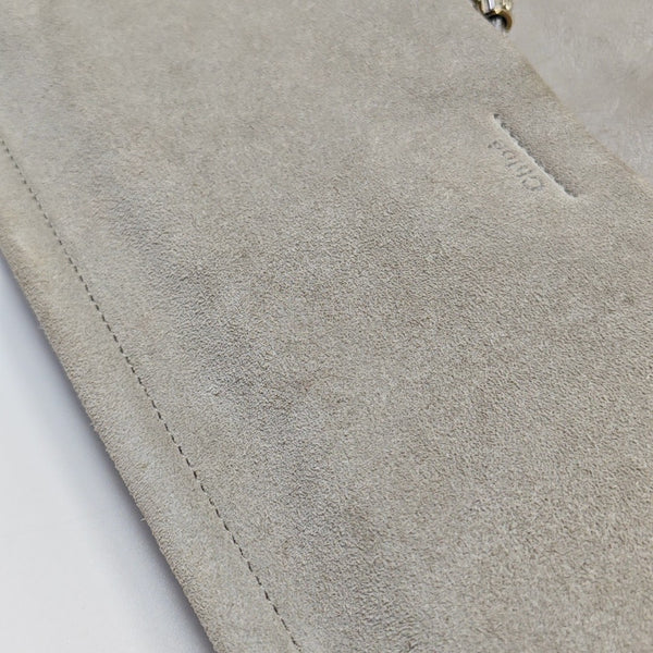 Faye Medium Calfskin Gray