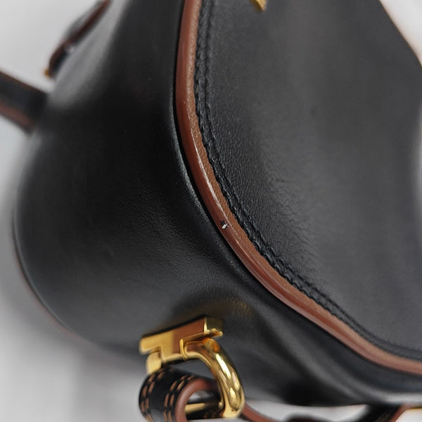 Dahlia Calfskin Black