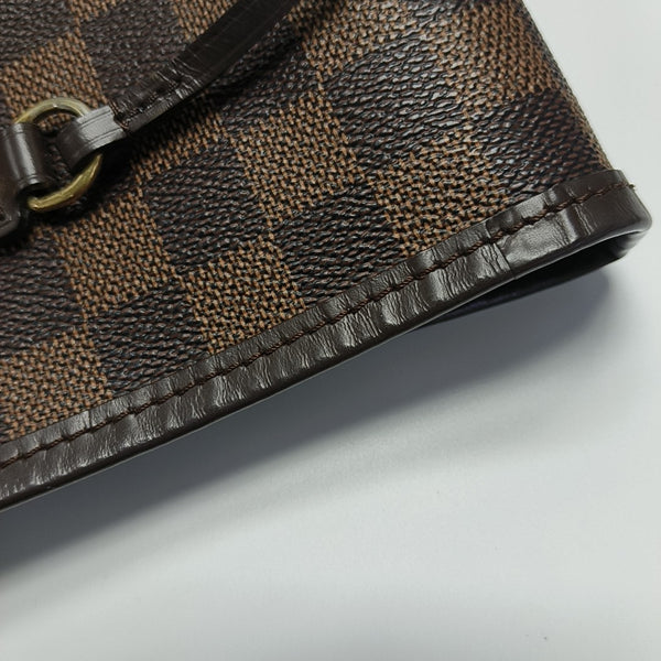 NEVERFULL GM Damier Ebene Coated Canvas Brown