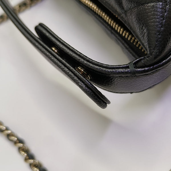 HOBO Quilted Grained Calfskin Black
