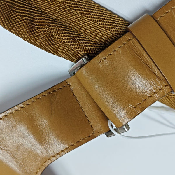 Calfskin Shoulder Bag Brown