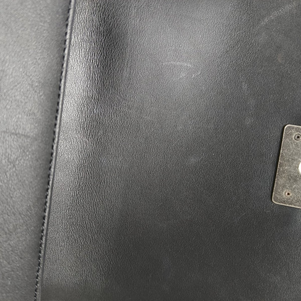 BOY CHANEL Medium Calfskin Black