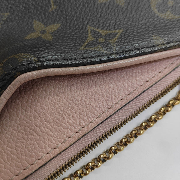 PALLAS BB Monogram Coated Canvas Brown