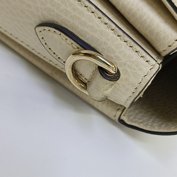 Interlocking G Mini Calfskin Beige