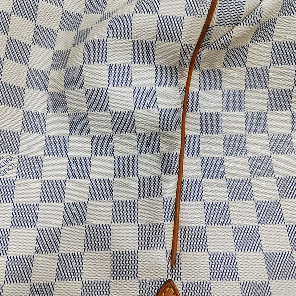 TOTALLY GM Damier Azur Coated Canvas White
