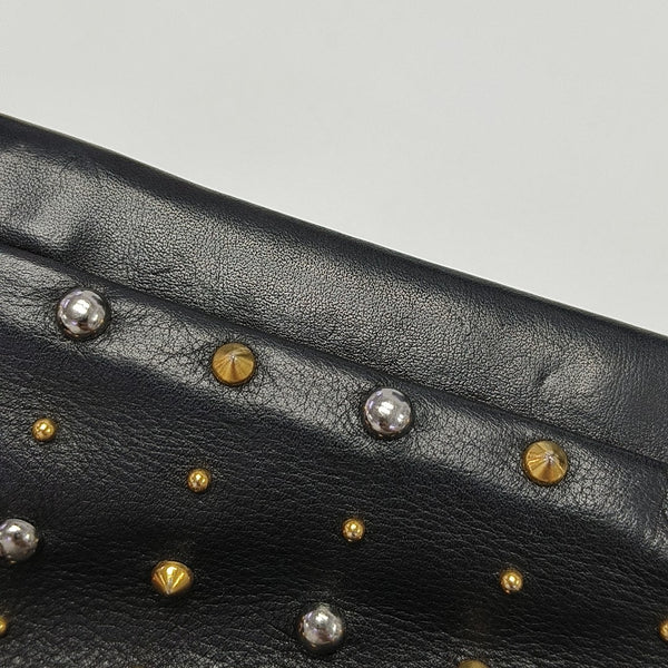 Leather Clutch Black